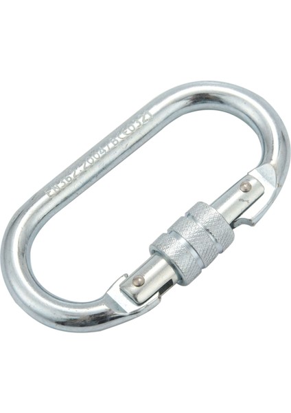 O Şekli 25KN Alaşımlı Çelik Emniyet Tokası Profesyonel Kaya Tırmanışı Karabina Dağcılık Tokası Ana Kilit (Yurt Dışından) fırsatları
