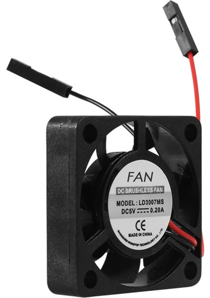 Adet Fırçasız Cpu Soğutma Fanı Soğutucu Soğutucu Radyatör 3.3V 5V Ahududu Pi4 Pi3 B+, Pi 3, Pi 2, Pi 1 B+ (Yurt Dışından)