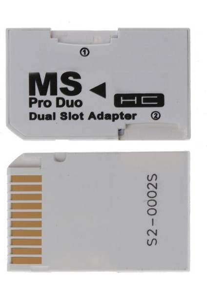 Memory Stick Pro Duo Kart Okuyucu Mikro-Sd Tf - Ms Pro Kart Adaptörü Sony Psp Için Tekli Çift Yuvalar Psp Kartı Için Gamepad (Yurt Dışından)