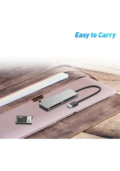5'i Bir Arada Hepsi Bir Arada Kart Okuyucu Cf/sd/xd/cfast/tf Kart Çok Fonksiyonlu Taşınabilir Usb-A Usb-C Kart Okuyucu Bağlantı Istasyonu (Yurt Dışından)