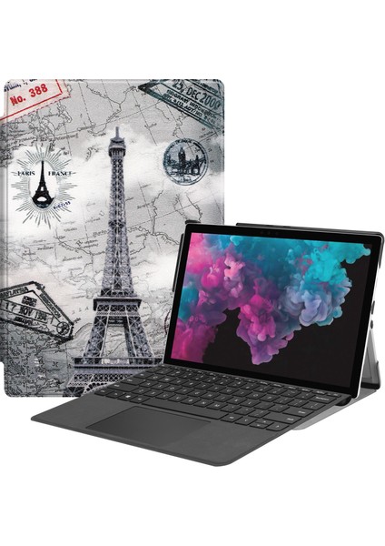 Microsoft Surface Pro 8 Için Otomatik Uyandırma Uyku Özellikli Darbeye Dayanıklı Tablet Kılıfı (Yurt Dışından)