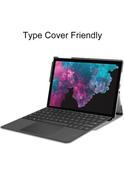 Microsoft Surface Pro 8 Için Otomatik Uyandırma Uyku Özellikli Darbeye Dayanıklı Tablet Kılıfı (Yurt Dışından)