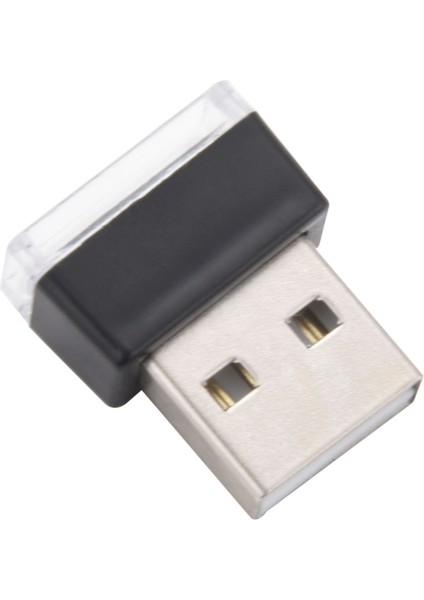 Mini Taşınabilir Mini USB LED Araba Işık Araba Iç USB Atmosfer Işığı Tak ve Çalıştır Dekoratif Işık Acil Aydınlatma Pc Araba Ürünleri Beyaz (Yurt Dışından)