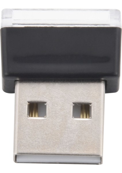 Mini Taşınabilir Mini USB LED Araba Işık Araba Iç USB Atmosfer Işığı Tak ve Çalıştır Dekoratif Işık Acil Aydınlatma Pc Araba Ürünleri Beyaz (Yurt Dışından)