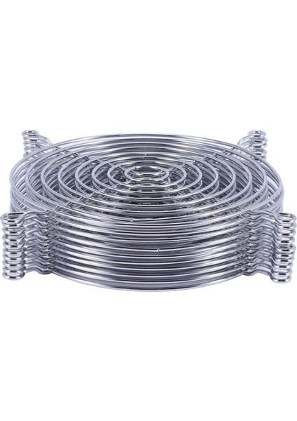 10 Adet Bilgisayar Pc Soğutma Fanı Örgü Kapak Metal Fan Kalkanı -120MM (Yurt Dışından)