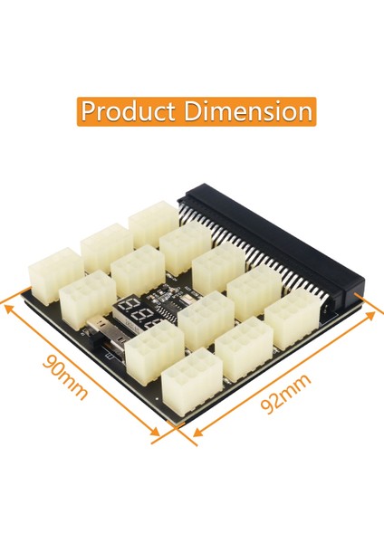 Ethereum Btc Için Atx 13X 8pin Güç Kaynağı Breakout Board Dönüştürücü (Yurt Dışından)