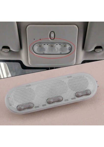 Kapalı Tavan Lambası Harita Işığı Çatı Okuma Lambası Araba Nissan Renault Dacia 26430-3ZA1A 26430-2FJ2A (Yurt Dışından)