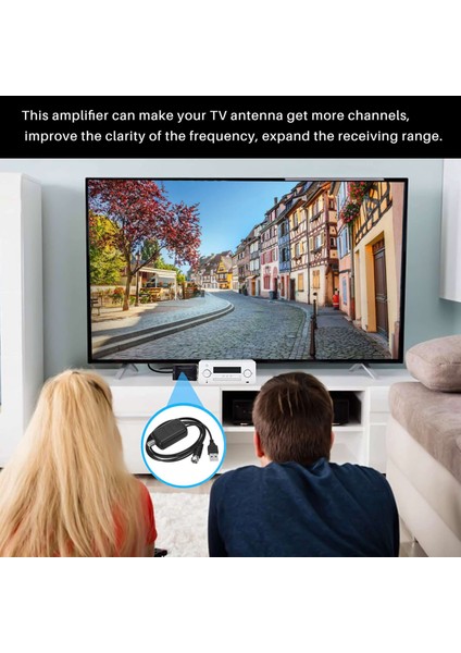 Hdtv Anten Amplifikatörü Sinyal Güçlendirici Tv Hdtv Anteni, USB Güç Kaynağı Kitleri ile (Yurt Dışından)