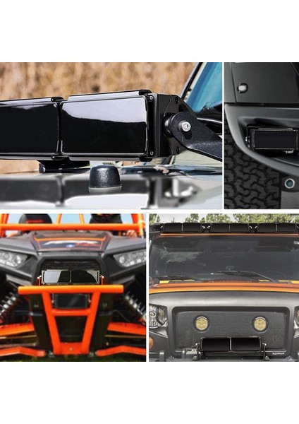 LED Işık Çubuğu Kamyon Offroad 4WD Suv Atv Için 20 Inç Koruyucu Siyah Lens Kapağı (Yurt Dışından)