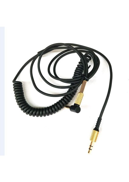Marshall Major Iı Monitör Mıd Için Mikrofon Ses Kontrolü ile 3.5mm Uzatma Kablosu Yedek Kulaklık Kablosu (Yurt Dışından)