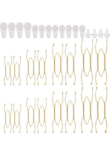Duvar Plaka Askıları 6 8 10 12 Inç, Duvar Plaka Askıları Dekoratif Plaka Askıları Görünmez Duvar Plaka Tutucuları (Yurt Dışından)