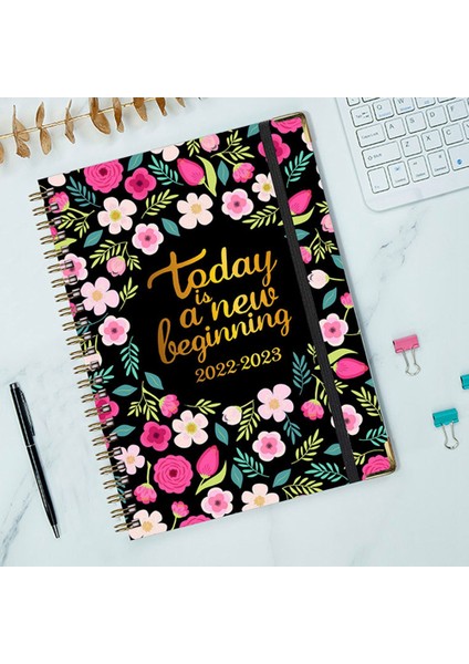 Planlayıcı Defter, Haftalık Aylık Planlayıcı, 8,4 Inç x 6 Inç, Yer Işaretli Spiral Planlayıcı Defter A05 (Yurt Dışından) modelleri
