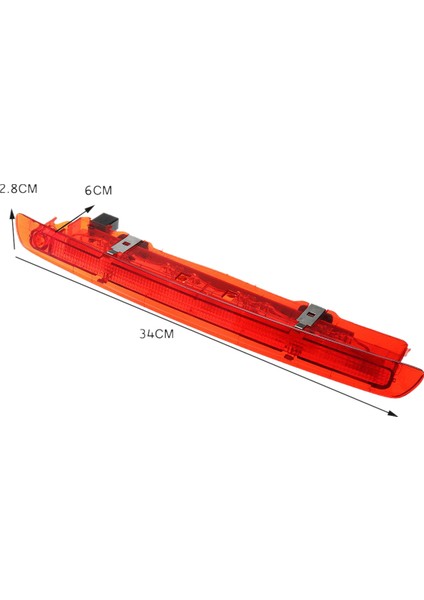 Nissan Qashqai 2006 2007 Için Yüksek Fren Lambası LED Arka Kuyruk Lambası (Yurt Dışından)