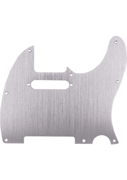 Gümüş 8 Delik Tele Gitar Pickguard Standart Telecaster Pickguard Değiştirme Için Metal Seçim Guard (Yurt Dışından)
