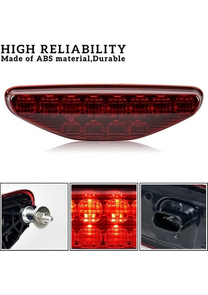 Atv Füme Siyah LED Arka Işık Meclisi Arka Fren Stop Lambası Kuyruk Lambası Honda TRX450R TRX450ER 2006-2014 (Yurt Dışından)