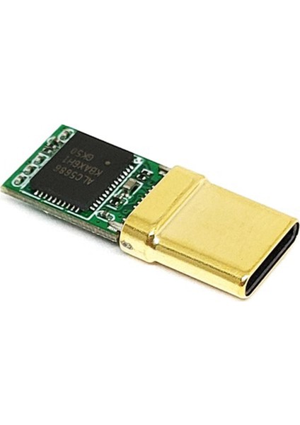Usb-C Erkek Fiş, Dekoder Çipi ALC5686, Altın Kaplama 1u, 32BIT 384KHZ Ses Fişi, Hızlı Şarj Konektörü Dıy Adaptörü (Yurt Dışından)