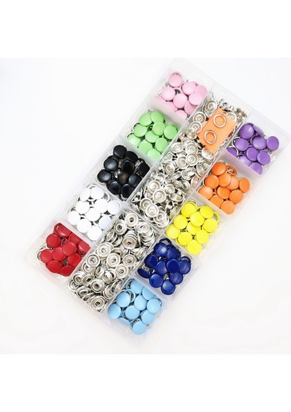 Pense Aracı + 100 Takım 10 Renk Metal Dikiş Düğmeleri Içi Boş Katı Prong Basın Çıtçıt Çıtçıtlı Bağlantı Elemanları Elbise Çantaları Için (Yurt Dışından)