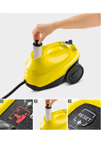 Buharlı Temizleyici Su Arıtma Kireç Çözücü Kartuş Karcher Sc2 Sc3 Temiz Su Kireç Çözücü Filtre Premium Dik 1 Adet (Yurt Dışından)