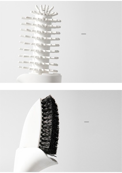 Yeni Duvara Monte Tuvalet Fırçası Yumruklamaya Gerek Yok Yüksek Silikon Malzeme Tuvalet Temizleme Aracı Yıkama Mavi (Yurt Dışından)