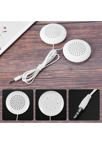 3,5 mm Fiş Evrensel Mini Boyun Yastık Hoparlör iPhone Için Ipod Mp3 Mp4 Çalar (Yurt Dışından)