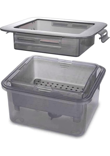Tofu Basın Tofu Süzgeç 3 Katmanlı Tofu Basın Dahili Drenaj Su Temizleme Aracı Bulaşık Makinesinde Yıkanabilir Mutfak Pişirme Aracı (Yurt Dışından)