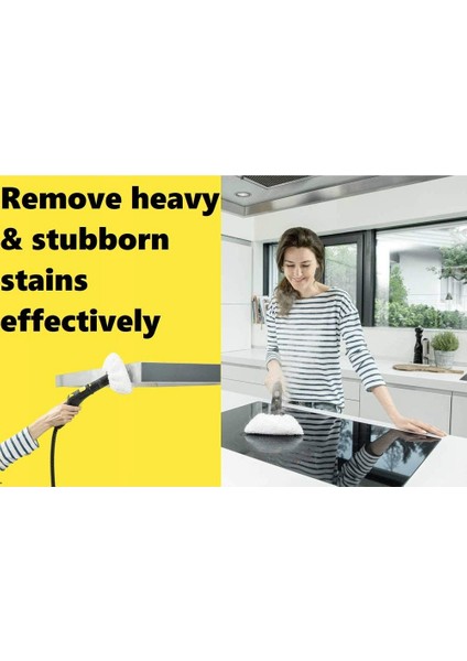 El Nozulu Için 5 Parça Mikrofiber Kapak Seti Karcher Easyfix Buharlı Temizleyici Sc1, Sc2, Sc3, Sc4, Sc5 (Yurt Dışından)