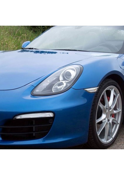 Porsche Cayman 981 2012-2016 Için Far Şeffaf Abajur Başkanı Aydınlatma Koruması Lamba Kabuk Farlar Lens, Sol (Yurt Dışından)