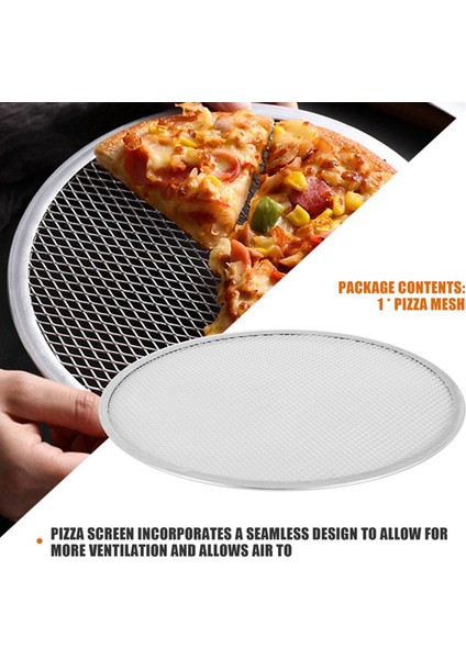 Profesyonel Yuvarlak Pizza Fırını Pişirme Tepsisi Barbekü Izgarası Yapışmaz Örgü Net (14 Inç) (Yurt Dışından) fiyatları