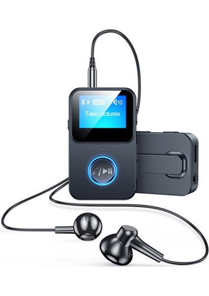 Bluetooth 5.0 Ses Alıcısı Adaptörü Bluetooth Mp3 Çalar (Yurt Dışından)