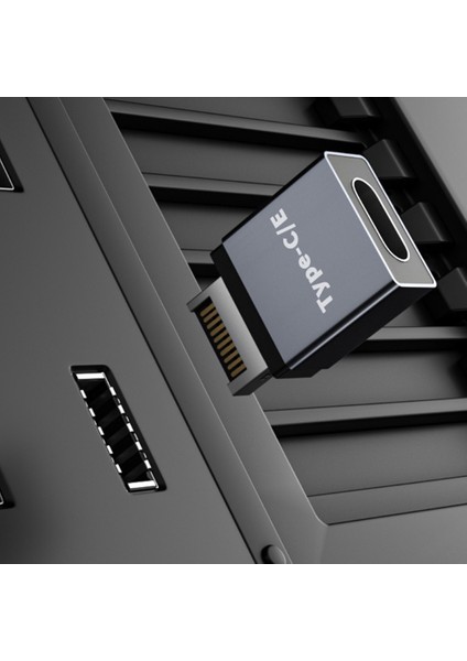USB 3.1 Tip C Erkek - Tip C/e Dişi Anakart Genişletme Kablosu (Yurt Dışından)