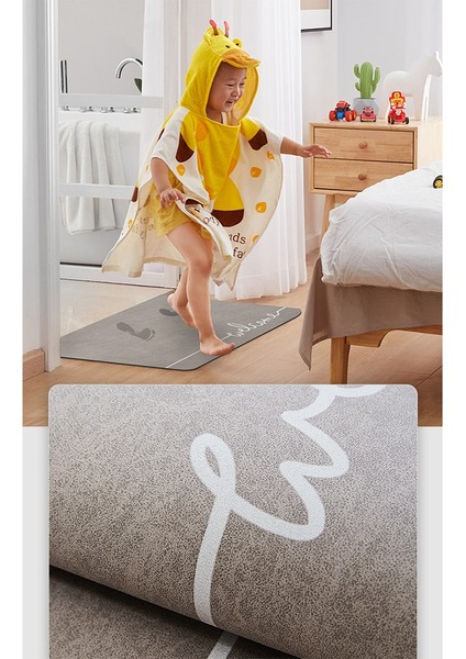 Banyo Paspas Süper Emici Çabuk Kuruyan Kaymaz Banyo Halısı Modern Basit Kaymaz Paspaslar Ev Diatomit Mat Siyah (Yurt Dışından) indirimleri