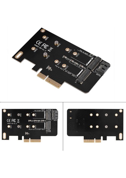 M.2 Nvme SSD Ngff - Pcıe X4 Dönüştürücü Kartı B Key+M Key Pcı-E 3.0 (Yurt Dışından)