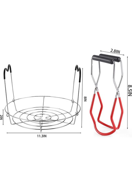 Parça Konserve Kiti, 1pc Konserve Rafı + 1pc Konserve Kavanoz Kaldırıcı Maşası+ 2pc Konserve Hunileri, Konserve Malzemeleri Konserve (Yurt Dışından)