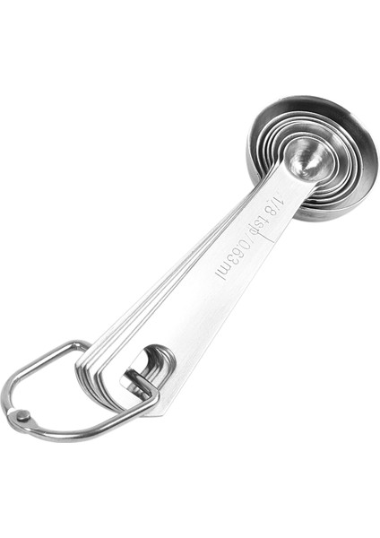 Chef Ölçme Kaşıkları, Ağır Hizmet Tipi Yuvarlak Paslanmaz Çelik Metal, Kuru Veya Sıvı Için - 7'li Set (Yurt Dışından) fiyatları