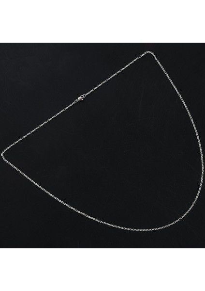 Takı Kadın Zinciri, Paslanmaz Çelik "o" Kolye, Gümüş – 2 mm Genişlik – 65 cm Uzunluk (Yurt Dışından) indirimleri