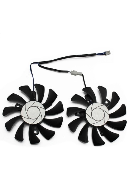 HA8010H12F-Z 75 mm 2pin GTX1050TI Gpu Soğutucu Çıft Fan Msı Geforce Gtx 1050TI GTX-1050-TI-4GT-OC (2 Adet) (Yurt Dışından)