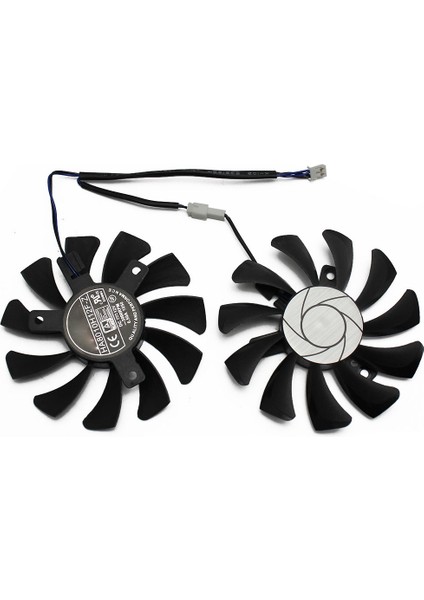 HA8010H12F-Z 75 mm 2pin GTX1050TI Gpu Soğutucu Çıft Fan Msı Geforce Gtx 1050TI GTX-1050-TI-4GT-OC (2 Adet) (Yurt Dışından)