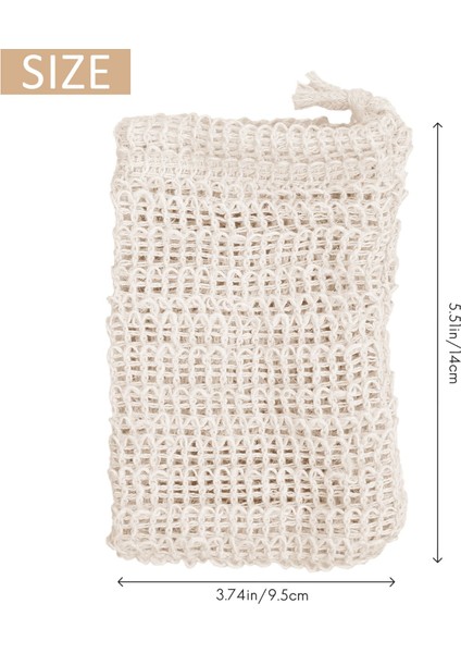 10 Paket Doğal Sisal Sabun Poşeti Peeling Sabunu Tasarrufu Kese Tutucu (Yurt Dışından) fırsatları