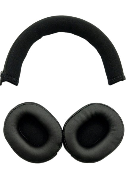 Kulaklık Sünger Deri Kılıf Kulaklıklar Kafa Işın Koruyucu Kapak Çapraz Işın Pedi Audio-Technica Ath-Sr5 SR5BT Siyah (Yurt Dışından)