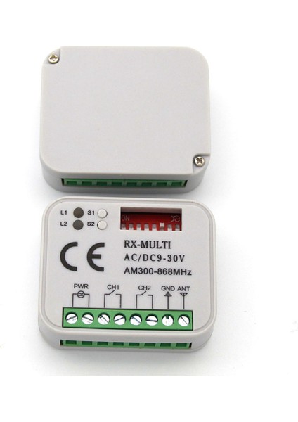 Garaj Kapısı Uzaktan Alıcı 433 868MHZ Rx Multı 300-900MHZ Ac/dc 9-30V Uzaktan Kumandalı Alıcı (Yurt Dışından)