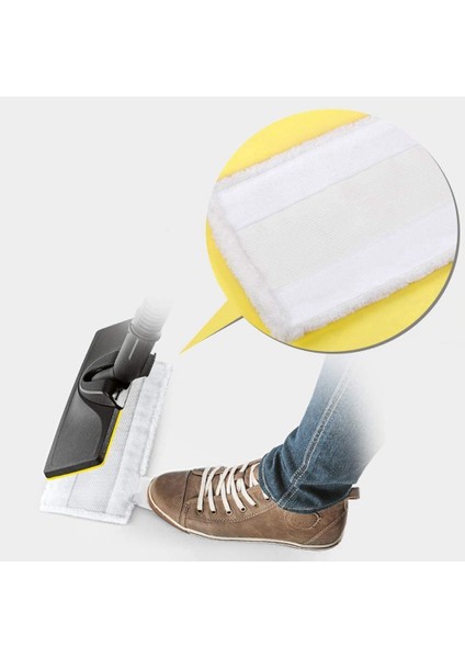 Adet Mikrofiber Bez Kapak Pedleri Karcher Easyfix Sc2 Sc3 Sc4 Sc5 Buharlı Temizleyici (Yurt Dışından)