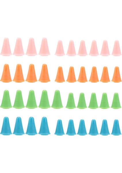 40 Parça Çok Renkli Iğne Ucu Durdurucular Iğne Ucu Koruyucular Iğneler Plastik Saklama Kutulu Örgü Aksesuarları, 2 Boyut (Yurt Dışından) fiyatları