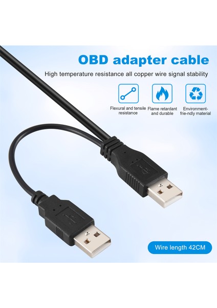 Usb2.0 - Sata Adaptör Kablosu 48CM, 2,5 Inç Harici SSD HDD Için (Yurt Dışından)