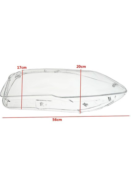Araba Ön Far Far Lambası Lens Kapağı Bmw-5 Serisi Için F10 F18 520 523 525 535 530 2010-2014 Sol (Yurt Dışından)