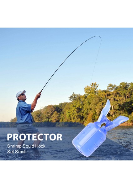 10 Adet Ahtapot Kalamar Balıkçılık Lures Karides Jig Kanca Kapakları Pesca Koruyucu Kapaklar Boyutları Yemler Aracı Kapak Kanca Güvenli Küçük (Yurt Dışından) indirimleri