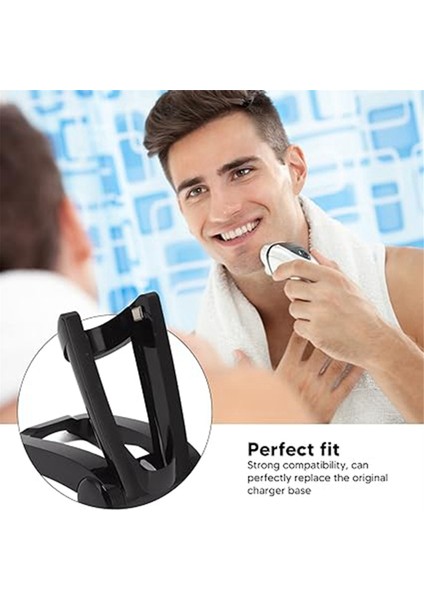 Philips Tıraş Makinesi Için Uygundur RQ12 Şarj Cihazı Tabanı RQ1251/1250/1280/1260 Aksesuarları Tıraş Makinesi Katlanabilir Stand 2'li Paket (Yurt Dışından)