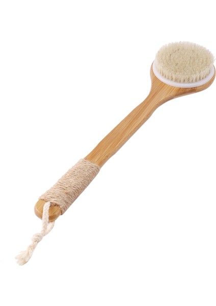 Kuru Cilt Vücut Fırçası Banyo Peeling Fırçası Doğal Kıllar Duş Için Uzun Ahşap Saplı Sırt Scrubber, (Yurt Dışından) fırsatları