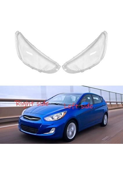 Hyundai Accent 2011 2012 2013 2014 Sağ Far Kabuk Lamba Gölge Şeffaf Lens Kapağı Far Kapağı (Yurt Dışından)