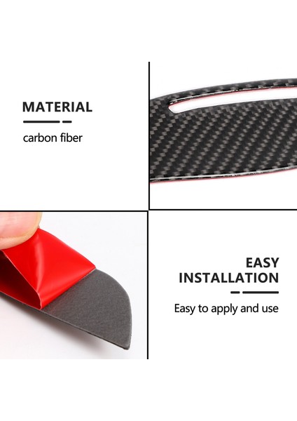 Karbon Fiber Far Göz Kapağı Kaş Kapağı Çıkartmalar Trim Için Bmw E90 E91 328I 335I M3 2006-2011 (Yurt Dışından) fırsatları