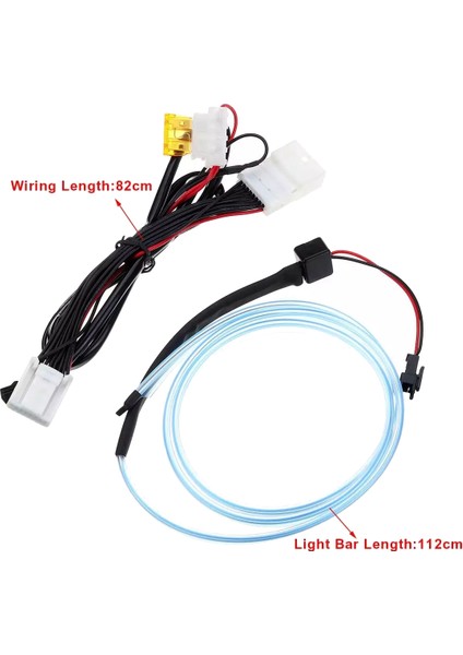 Araba Iç LED Dashboard Çerçeve Işık Gösterge Paneli Trim Atmosfer Işığı Hyundai Tucson 2015 2016 2017 2018 (Yurt Dışından) modelleri